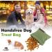 Jeffdad Dog Treats & Free-Handed Feed Bag for Training - Green Carabiner Closure | Perfect for Puppies - Buy Online on SooperMarket.com