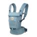 Ergobaby Adapt Carrier for Newborns from Birth 3 Positions SoftFlex Mesh Ergonomic Baby Front-Inward and Back Carry Position Slate Blue Slate Blue SoftFlex Mesh
