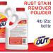 IRON out Rust Stain Remover Powder - Effective Stain Removal for Bathrooms Kitchens Appliances & More - 4.75 lb Bottle - Buy Online on SooperMarket.com