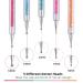 Cizoackle Nail Art Brushes - Double-Ended Dotting Tool Kit - Professional Liner Set with Shiny Handles - 5 Pcs - Buy Online on SooperMarket.com