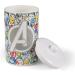 Marvel Comics Ceramic Dog Treat Jar - Avengers & Spiderman Theme, 10 x 5 Inches, Dishwasher Safe Storage Container - Buy Online on SooperMarket.com