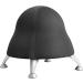 Safco Products 4755BL Runtz Ball Chair, Black Licorice, Anti-Burst Exercise Ball, Active Seating
