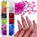 LoveOurHome Nail Glitters Sequins Set - Holographic Heart Butterfly Star Chunky Glitter Flakes for Nails & Crafts - Buy Online on SooperMarket.com