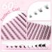 Parriparri Cluster Lashes 120Pcs Individual Lash Extensions 8-16MM | Natural Wispy Fluffy DIY Lash Clusters | False Eyelashes Extension with Clear Band - W61 - Buy Online on SooperMarket.com