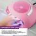 BELLANAILS Professional LED Gel Nail Lamp - 3X Faster Nail Polish Dryer for Home or Salon - 120W Curing Lamp with 4 Preset Times (Pink) - Buy Online on SooperMarket.com
