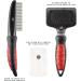 Mikki Kitten Cat Grooming Kit - Slicker Brush, Comb, Flea Comb Set - Buy Online on SooperMarket.com