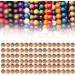 200pcs 0.6cm Round Wooden Beads - Peach Loose Spacer Beads for DIY Necklaces Bracelets & Pendants | International Shipping Available - Buy Online on SooperMarket.com