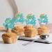 Rsstarxi 24 Pack Pumpkin Oh Baby Cupcake Toppers Glitter Gender Reveal Baby Shower Cupcake Picks Decorations for Fall Theme Thanksgiving Halloween Birthday Party Cake Decorations Blue Design 12 Blue - Buy Online on SooperMarket.com
