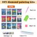 5D Diamond Painting Kits for Adults - Tiny Fun 12 Pack DIY Art Kit with Round Full Drill Diamonds for Home Decoration - 12x16 Inch - Buy Online on SooperMarket.com