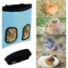 Rabbit Hay Feeder Bag Guinea Pig Hay Feeder Storage Racks 600d Oxford Cloth Fabric Hanging Feeding Hay for Hamsters Bunny Small Animals (Blue) - Buy Online on SooperMarket.com