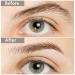 18 Sheets 180 Pairs 4D Hair-Like Eyebrow Tattoo Stickers - Waterproof Peel-Off Brow Transfers for Women - Brown - Buy Online on SooperMarket.com