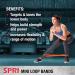 SPRI Mini Loop Bands 3-Pack | Resistance Band Set for Flexibility & Endurance | Light Medium & Heavy Workout Bands for Lower Body Fitness - Buy Online on SooperMarket.com