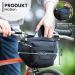 BOMENCE Small Bike Handlebar Pocket - 2-in-1 Sustainable Belt & Hip Pocket Made from Recycled PET (Black) - Buy Online on SooperMarket.com