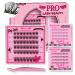 Self Adhesive Eyelashes 48pcs Lash Clusters+48pcs Bottom Lashes Reusable Self Adhesive Lower Lashes No Glue Natural Look Eyelash Clusters Easy For Use(Begonia D-10-18mix) Self Stick-Begonia Kit