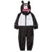 Regatta Girl's Charco All-in-One Suit 48-60 Black/White