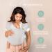 Boba Bliss Hybrid Baby Carrier: 2-in-1 Newborn to Toddler Baby Wrap & Carrier in Grey - Hip-Healthy, No-Tie Design - Soft & Stretchy Sling for Babies 7-35 lbs - Buy Online on SooperMarket.com