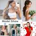 Silky Straight Clip in Ponytail Hair Extension 28 Inch - Heat-Resistant Fiber - Bleach Blond - Women's Wrap Around Pony Tail - Buy Online on SooperMarket.com