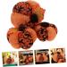 ORFOFE 3pcs Halloween Pumpkin Photography Props Pumpkin Plush Thanksgiving Throw Pillow Pumpkin Stuffed Animal Halloween Pumpkin Adorn Pumpkin Shaped Home Decor Desktop Supplies Pp Cotton Orange2 15X15X15CM - Buy Online on SooperMarket.com