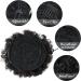 YAMEL Darkest Brown Afro Puff Drawstring Ponytail Extension - Medium Bun Updo Hair Piece for Black Women (Pack of 1) - Buy Online on SooperMarket.com