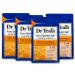 Dr Teal's Pure Epsom Salt Soak, Glow & Radiance with Vitamin C & Citrus Essential Oils, 3 lbs (Pack of 4)