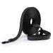 Toozey Dog Training Lead 5m | 10m | 15m | 20m Adjustable Long Line Leash with Padded Handle and Storage Bag Non-Slip and Robust Recall Lead for Tracking Camping Play and Backyard - 10m Black 10m