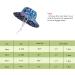 LANGZHEN Baby Girls Beach Sun Hat with Chin Strap - Navy Flamingo, 6-12 Months - Buy Online on SooperMarket.com