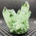 Natural Green Ghost Ghost Quartz Crystal Cluster Rock Suitable for Home HOMEZHOU (Color : 300-350g)