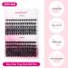 DIY Eyelash Extensions - 200pcs D Curl Mixed Tray (8-16mm) | Reusable & Natural Flare Lashes - Buy Online on SooperMarket.com