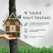 Pelle & Sol Eco-Friendly Bee House | Weather Resistant Hanging Bug Hotel for Bees, Butterflies & Insects | Bamboo Nesting Habitat for Kids | Garden Decor & Nature Gifts - Buy Online on SooperMarket.com