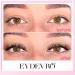Lash Extension Kit - DIY Colored Lash Clusters | 6 Color Individual Lashes Bond & Seal Tweezers | EYDEVRO 8-16mm D Curl Rainbow Kit - Buy Online on SooperMarket.com