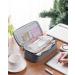 YOKUMA Pencil Case Large Capacity Pencil Pouch Aesthetic Zipper Pencil Box Back to School Supplies for College Student Teen Adults Travel Essentials Electronic Cable Organize Grey - Buy Online on SooperMarket.com