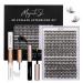 DIY Lash Extension Kit 320PCS Cluster Lashes C/D Curl Lash Clusters with Lash Bond and Seal Lash Applicator and Remover DIY at Home for 10-16mm Individual Eyelash Extension Kit-(30D+40D-0.07D-KIT) 320PCS(30D+40D-0.07D)