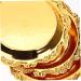 OFFSCH 6pcs Dried Fruit Plate Veggie Pasta Fruit Trays for Serving for Party Chips and Dip Serving Dish 10x10cm Golden - Buy Online on SooperMarket.com