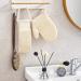 ECOED Vegan Bristle Back Bath Brush with Coffee & Wheat Straw Handle - Shower Body Scrubber for Men & Women - Buy Online on SooperMarket.com
