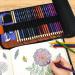 XingFu Tree 50 Colored Pencils Set with Canvas Wrap - Rich Pigments for Professional Sketching and Coloring - Buy Online on SooperMarket.com