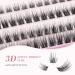 Cuckoo Cluster Lashes - 100 Pc 3D Fluffy DIY Eyelash Extensions - C Curl Mixed Length Individual Cluster Lashes for Volume - Cluster Lash-01 - Buy Online on SooperMarket.com