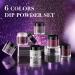 AZUREBEAUTY Dip Powder Nail Set - 6 Colors Fall Winter Purple Rose Red Glitter | DIY Salon Manicure Kit No Nail Lamp Needed - Buy Online on SooperMarket.com