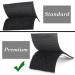 STAY GENT Self Adhesive Hook and Loop Tape - 11CM Wide, 1M Long - Black Nylon Fabric Fastener for Couch Cushions, Guitar Pedals, Cable Management - Ideal for Crafts Projects - Buy Online on SooperMarket.com