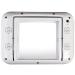 Jerdon J1015 LED Lighted Makeup Mirror 5x Magnification White Finish - Buy Online on SooperMarket.com