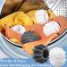 luckaide Dryer Balls Pack of 10 Wash Balls for Down Jackets Washing Ball for Washing Machine Reusable Dryer Ball Dryer Balls Tumble Dryer Ball for Clothes Cleaning (6 x 4 cm) - Buy Online on SooperMarket.com
