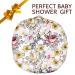 Soft Floral Newborn Lounger Cover | Removable Slipcover for Infant Lounger Pillow - Buy Online on SooperMarket.com