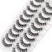 Losha DD Curl Russian Strip Lashes 10 Pairs Pack | Fluffy False Eyelashes | D02 Russian Strip Lashes-DD Curl - Buy Online on SooperMarket.com
