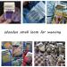 Wooden Darning Loom Tool - 14 Hooks Weaving Frame for Beginners - Hand Craft Repair for Jeans, Socks, Clothes - Buy Online on SooperMarket.com