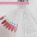 100 Clear Fake Nail Display Board | Nail Polish Swatches with Stickers - Buy Online on SooperMarket.com