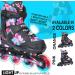 FIHUNY Adjustable Inline Skates for Kids and Adults with Light Up Wheels Roller Blades Skates for Girls and Boys Women C pink Large-Youth & Adult(4-7 US) - Buy Online on SooperMarket.com