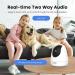 1080P Pet Camera with Night Vision, 2-Way Audio, Motion Detection | WiFi Indoor Security Camera with Smart Tracking & Alexa Compatibility - Buy Online on SooperMarket.com