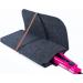 Glamza Hair Straightener Mat & Pouch - Made from Heat Resistant Safety Felt - Ideal for Home & Travel (Dark Grey (Pouchy)) - Buy Online on SooperMarket.com