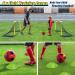 LIBERRWAY Soccer Goal 4'x 3' Portable Kids Soccer Goals for Backyard or Indoor Pop Up Soccer Net with 6 Training Cones  Carrying Bag  8 Ground Stakes  2 Set - Buy Online on SooperMarket.com