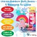 The Bean People Surprise Bath Bomb for Ages 3 and Up Bath Toy with Sponge Bath Toys Inside Adorable Water Toys Unicorn Stocking Filler Ideal Toys for 3 Year Old Boys 3 Year Old Girls Gifts Rainbow Unicorn - Buy Online on SooperMarket.com