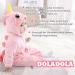 Doladola Unisex Baby Flannel Animal Romper | Spring Autumn One-Piece Pyjamas 3-6 Months | Unicorn Design for Boys and Girls - Buy Online on SooperMarket.com